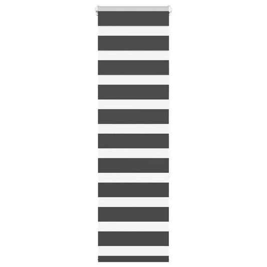 Zebra Blind Black 50x150 cm Fabric Width 45.9 cm Polyester