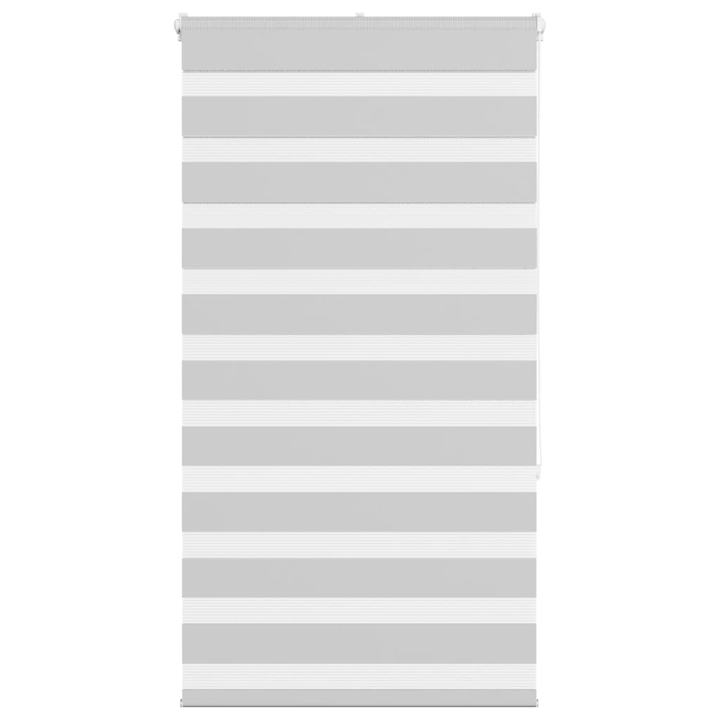 Zebra Blind Light Grey 75x150 cm Fabric Width 70.9 cm Polyester