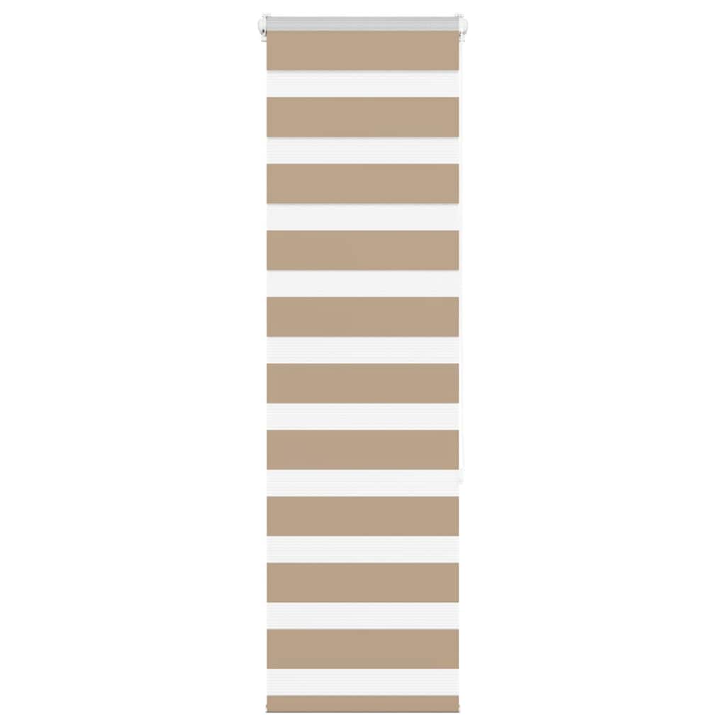 Zebra Blind Sand Brown 50x150 cm Fabric Width 45.9 cm Polyester