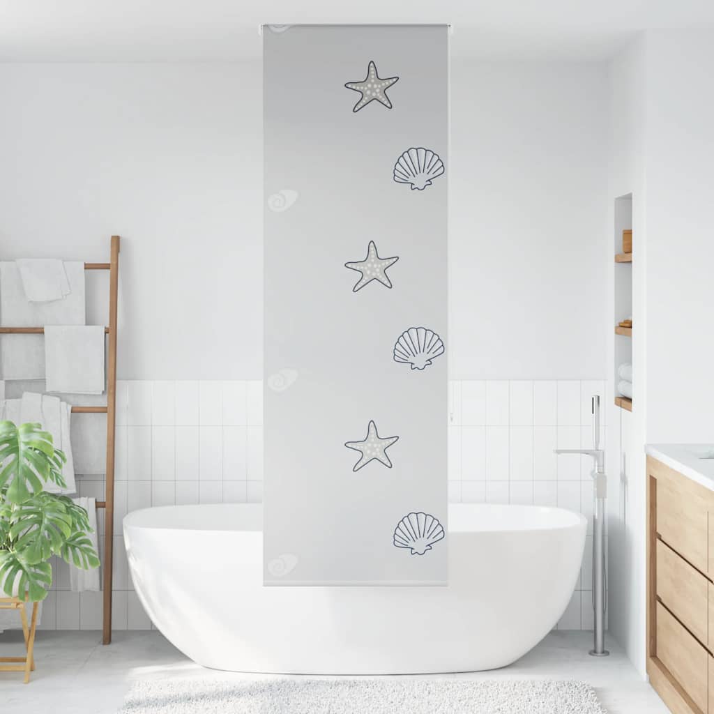 Shower Roller Blind 70x240 cm Fabric Width 66 cm