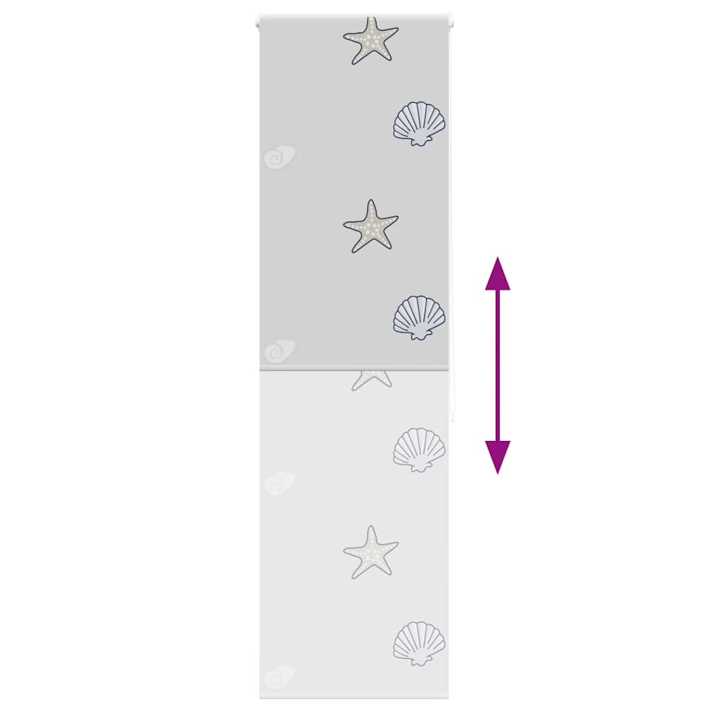 Shower Roller Blind 70x240 cm Fabric Width 66 cm