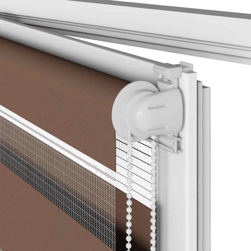 Pleated Blind Light Grey 80x150 cm Fabric Width 79.4 cm Polyester