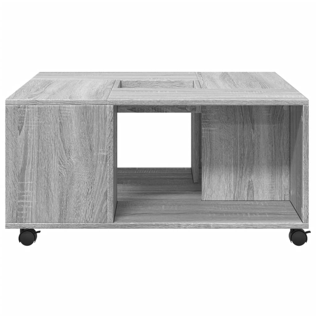 Coffee Table Grey Sonoma 80x80x40 cm Engineered Wood