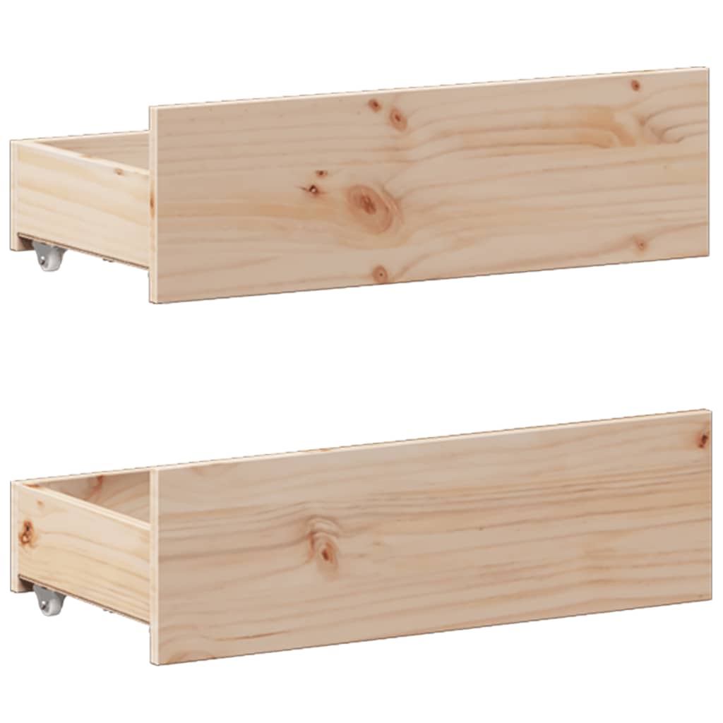 Bed Frame without Mattress with Headboard 160x200 cm Solid Wood Pine