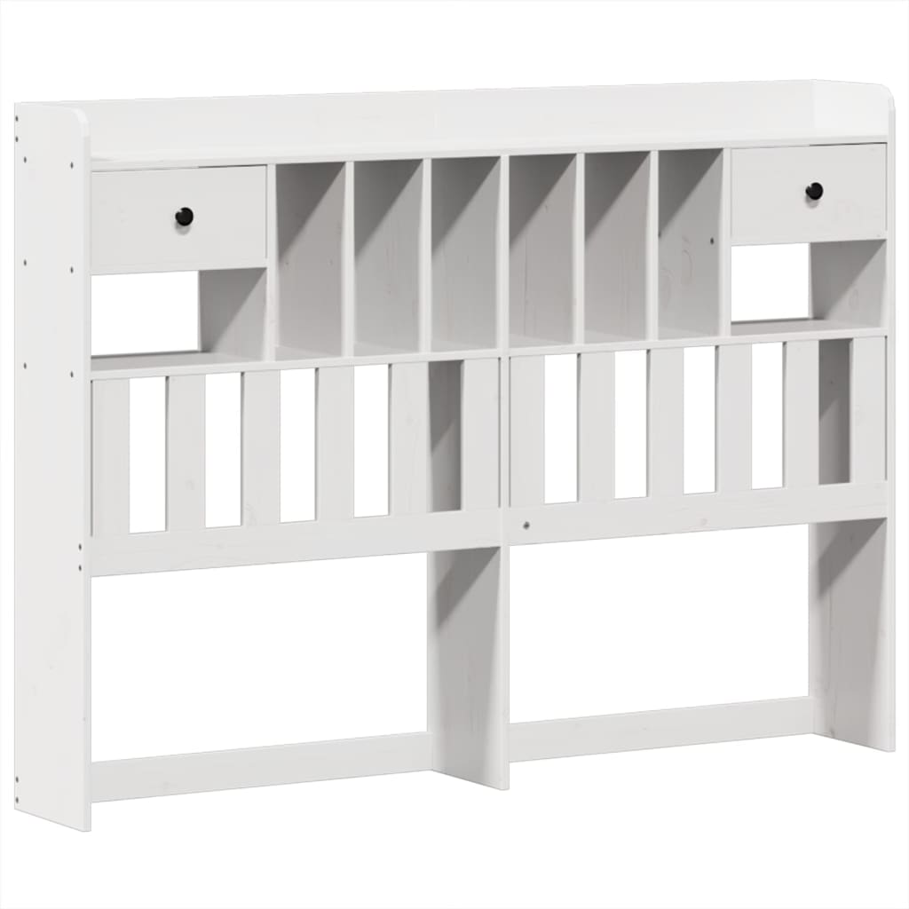 Bed Frame without Mattress White 140x200 cm Solid Wood Pine