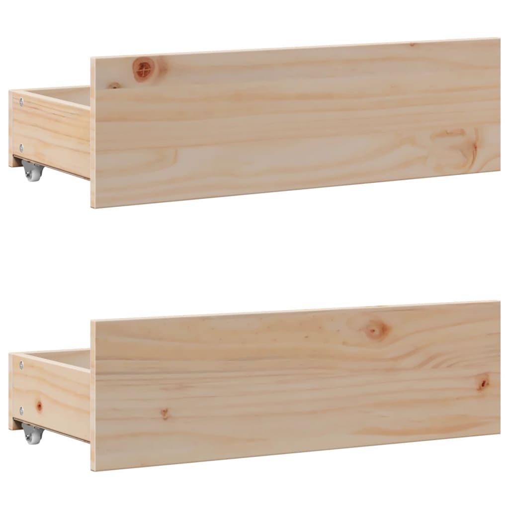 Bookcase Bed without Mattress 135x190 cm Double Solid Wood Pine