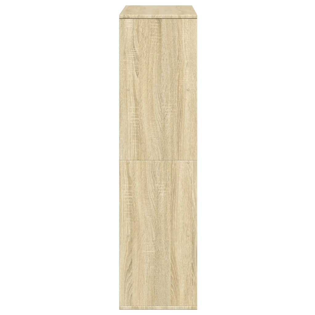 Bookcase Sonoma Oak 100x33x125.5 cm Engineered Wood
