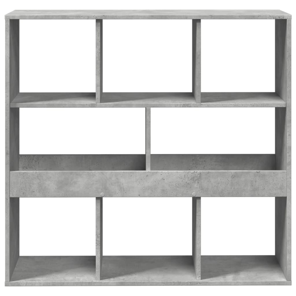 Room Divider Concrete Grey 100x33x94.5 cm Engineered Wood
