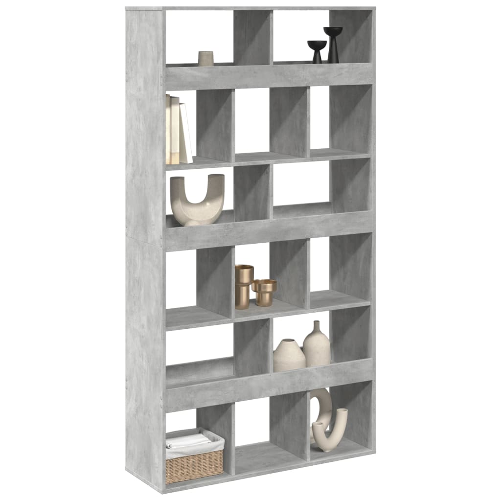 Room Divider Concrete Grey 100x33x187.5 cm Engineered Wood
