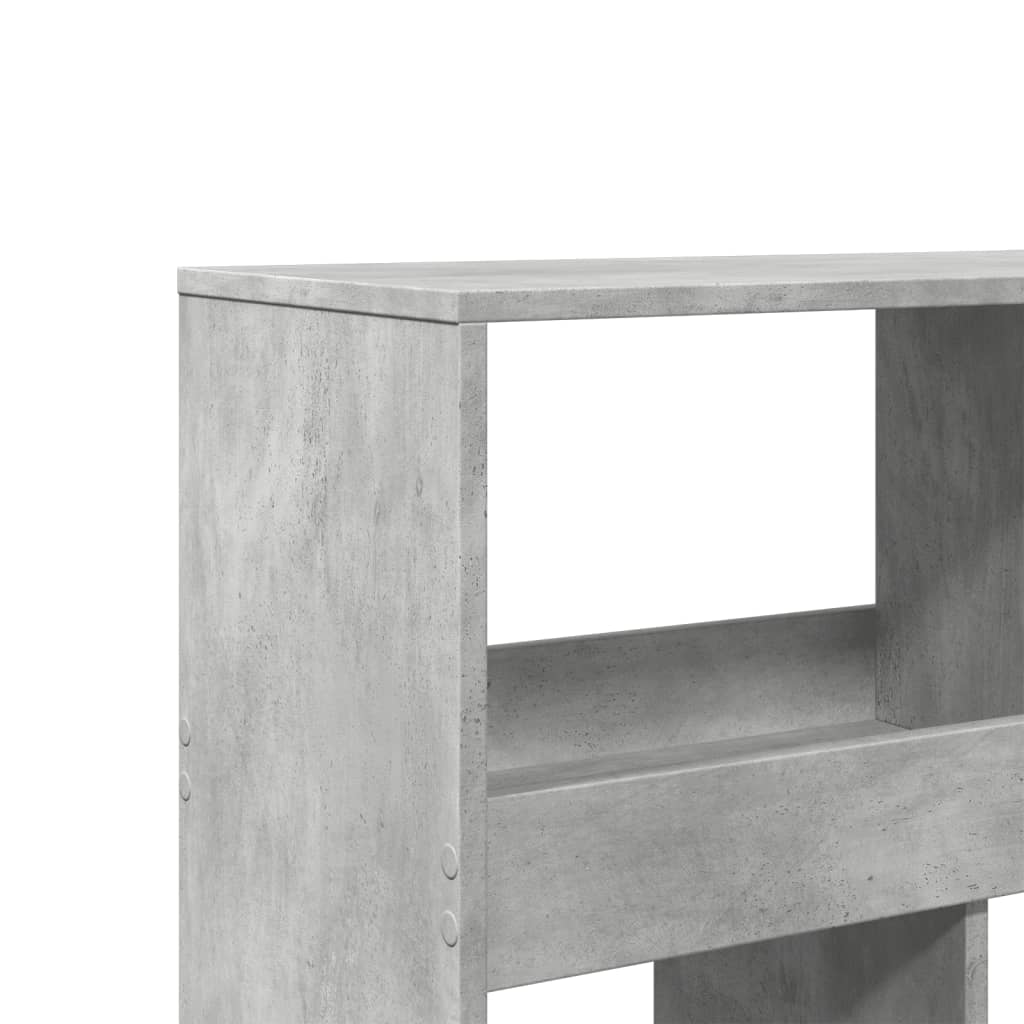 Room Divider Concrete Grey 100x33x187.5 cm Engineered Wood