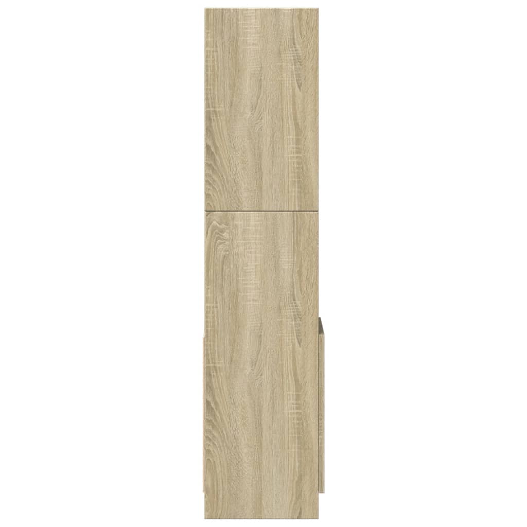 Highboard Sonoma Oak 92x33x140 cm Engineered Wood