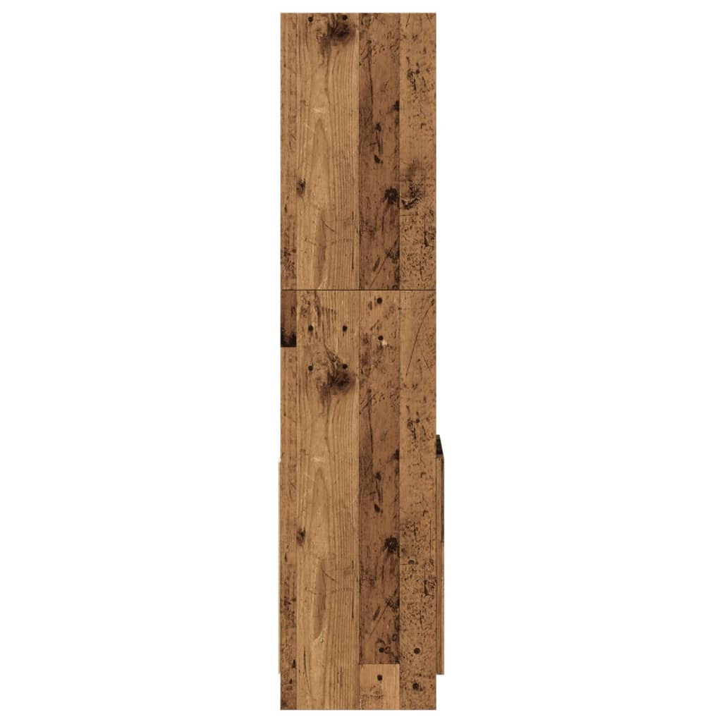 Highboard Old Wood 92x33x140 cm Engineered Wood
