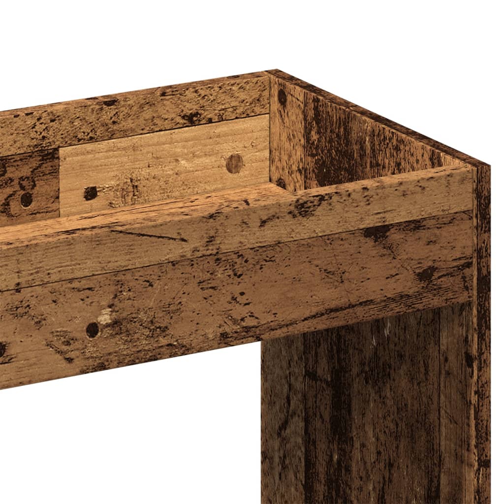 Highboard Old Wood 92x33x140 cm Engineered Wood