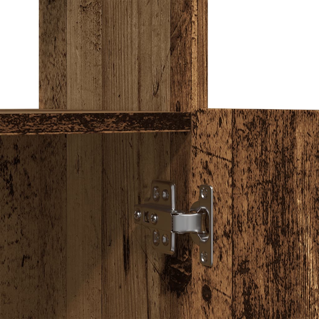 Highboard Old Wood 92x33x140 cm Engineered Wood