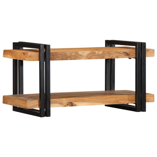Wall Shelf 70x33x35 cm Solid Wood Acacia