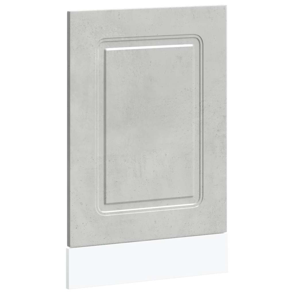 Dishwasher Panel Kalmar Concrete Grey 45x1.5x67 cm Engineered Wood
