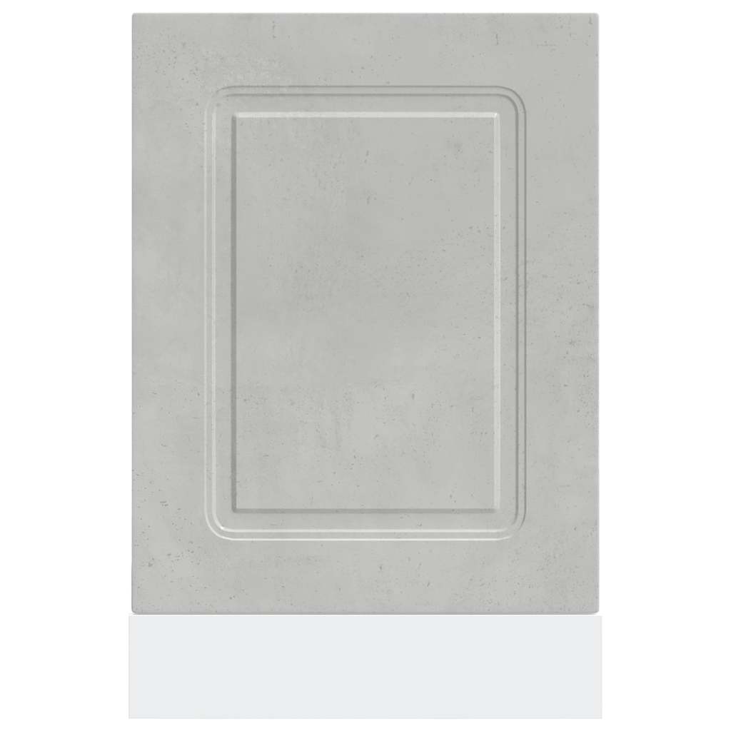 Dishwasher Panel Kalmar Concrete Grey 45x1.5x67 cm Engineered Wood