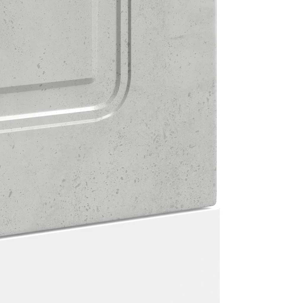 Dishwasher Panel Kalmar Concrete Grey 45x1.5x67 cm Engineered Wood
