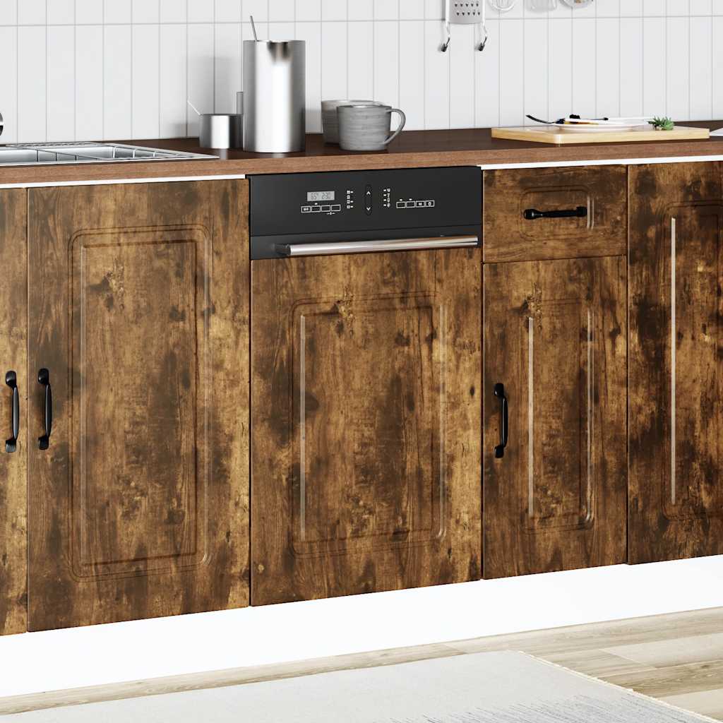 Dishwasher Panel Kalmar Smoked Oak 45x1.5x67 cm Engineered Wood