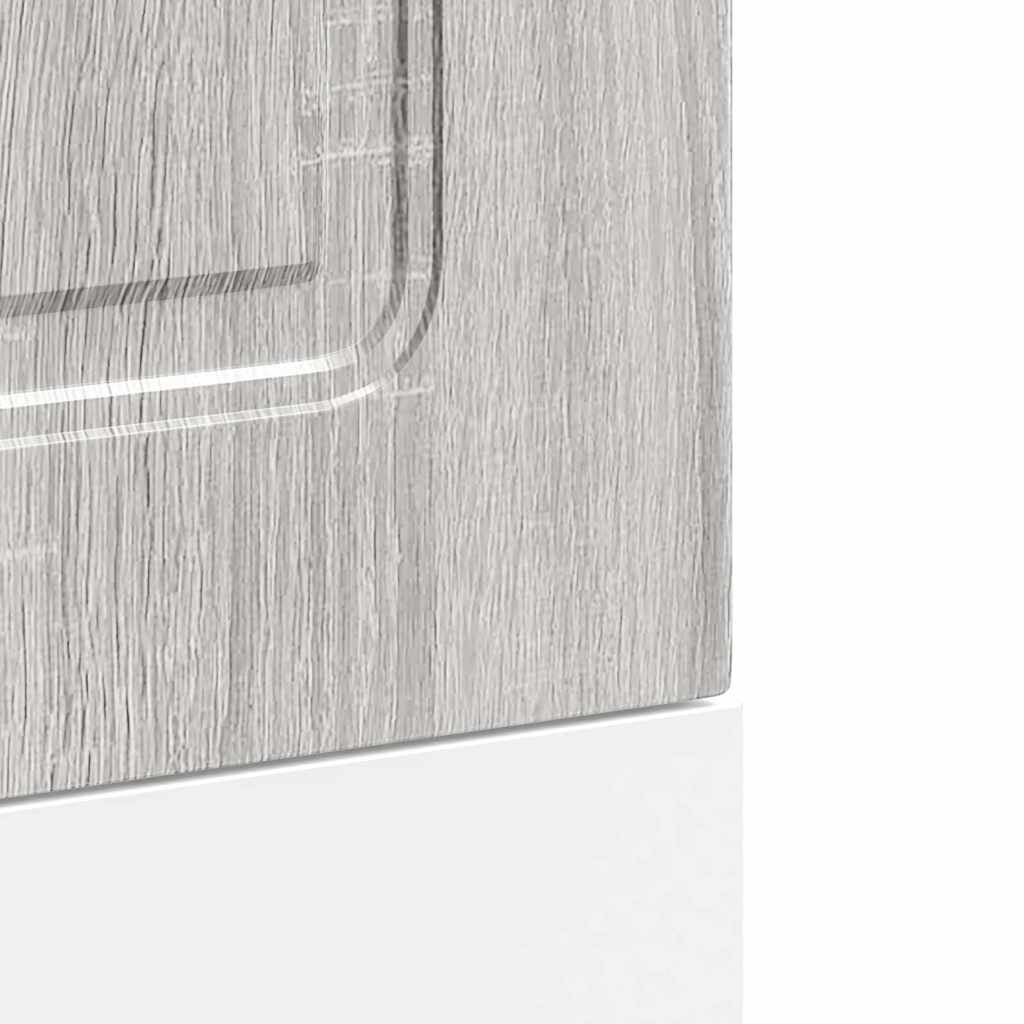 Dishwasher Panel Kalmar Grey Sonoma 45x1.5x67 cm Engineered Wood
