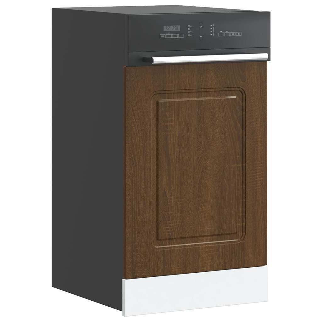 Dishwasher Panel Kalmar Brown Oak 45x1.5x67 cm Engineered Wood