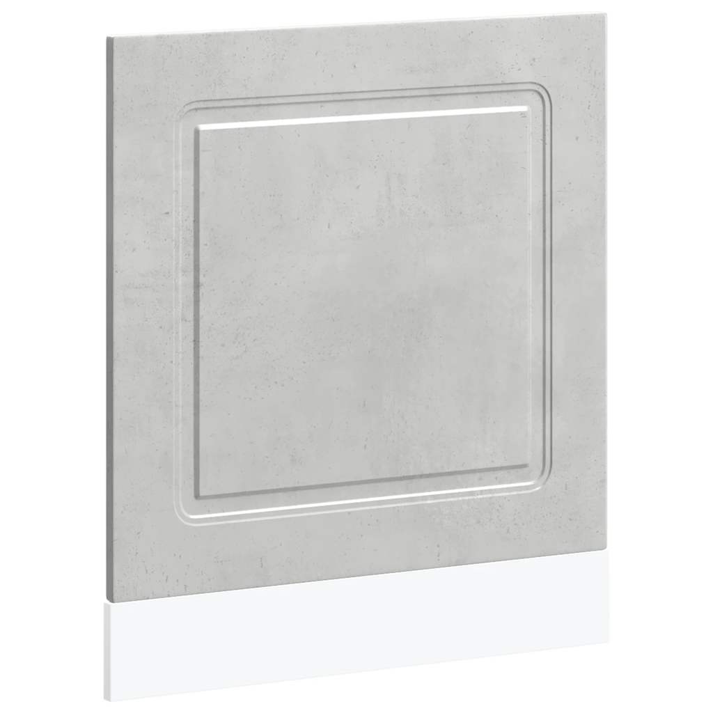 Dishwasher Panel Kalmar Concrete Grey 60x1.5x67 cm Engineered Wood