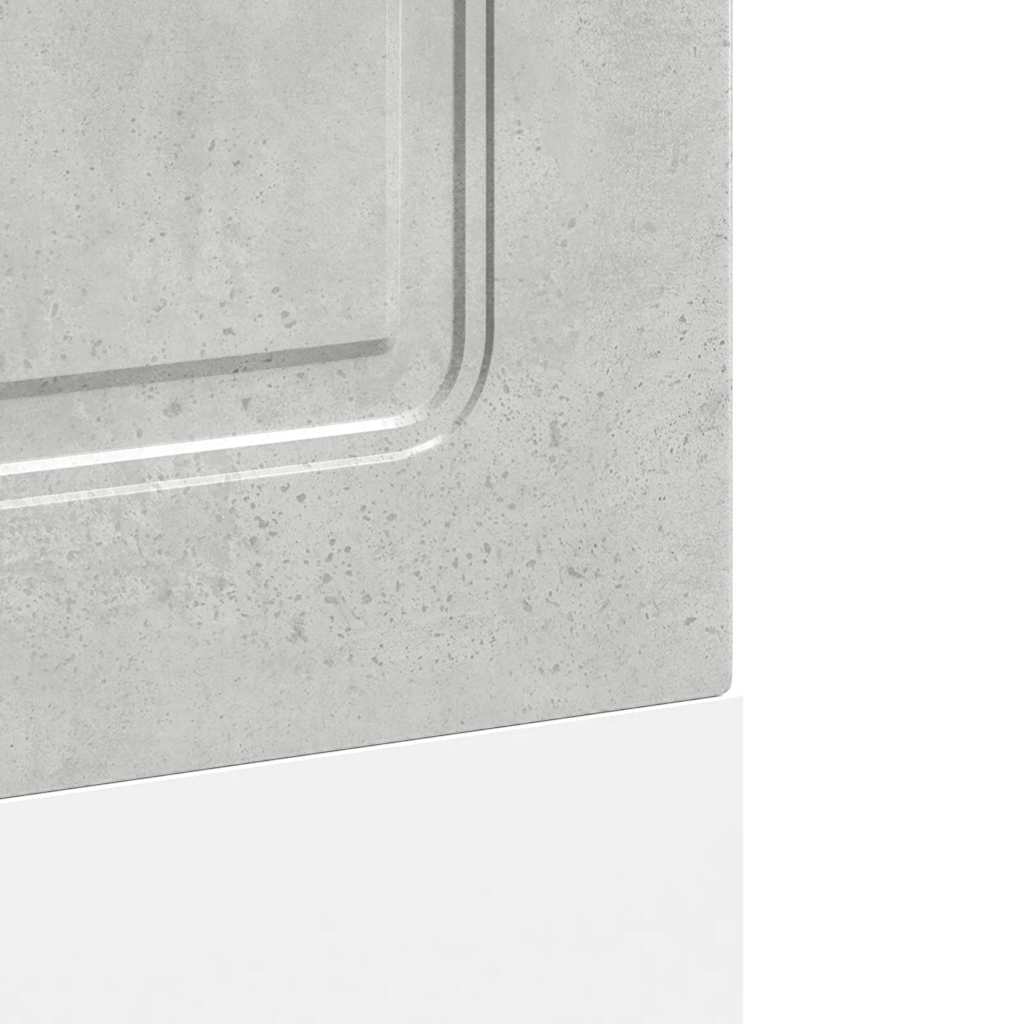 Dishwasher Panel Kalmar Concrete Grey 60x1.5x67 cm Engineered Wood