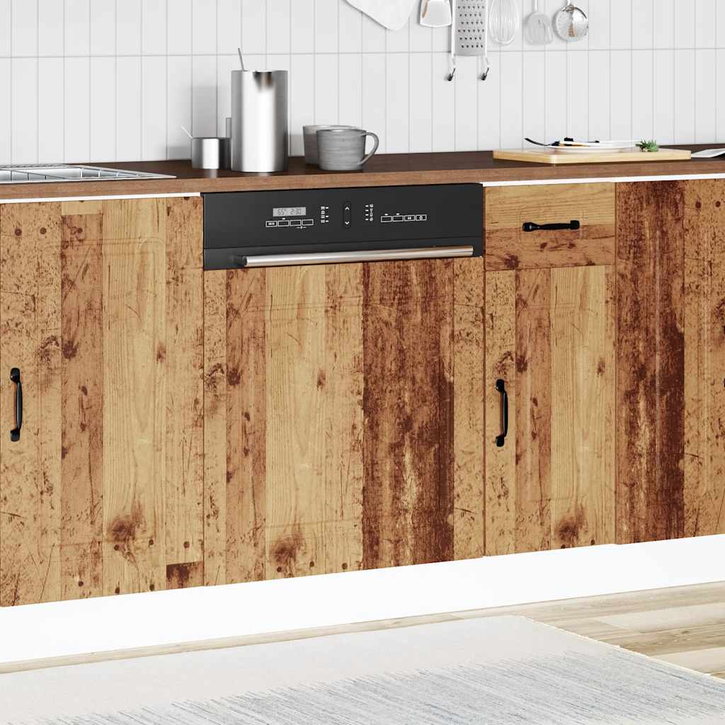 Dishwasher Panel Kalmar Old Wood 60x1.5x67 cm Engineered Wood