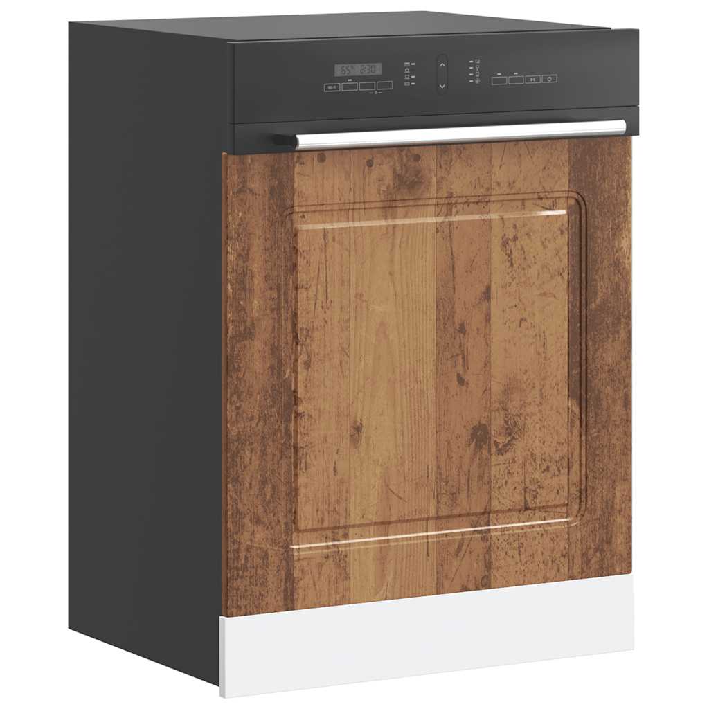 Dishwasher Panel Kalmar Old Wood 60x1.5x67 cm Engineered Wood