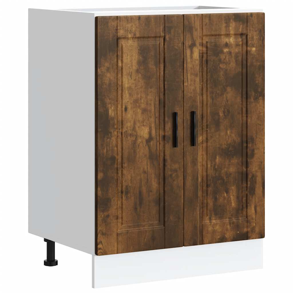 Kitchen Base Cabinet Porto Smoked Oak Engineered Wood