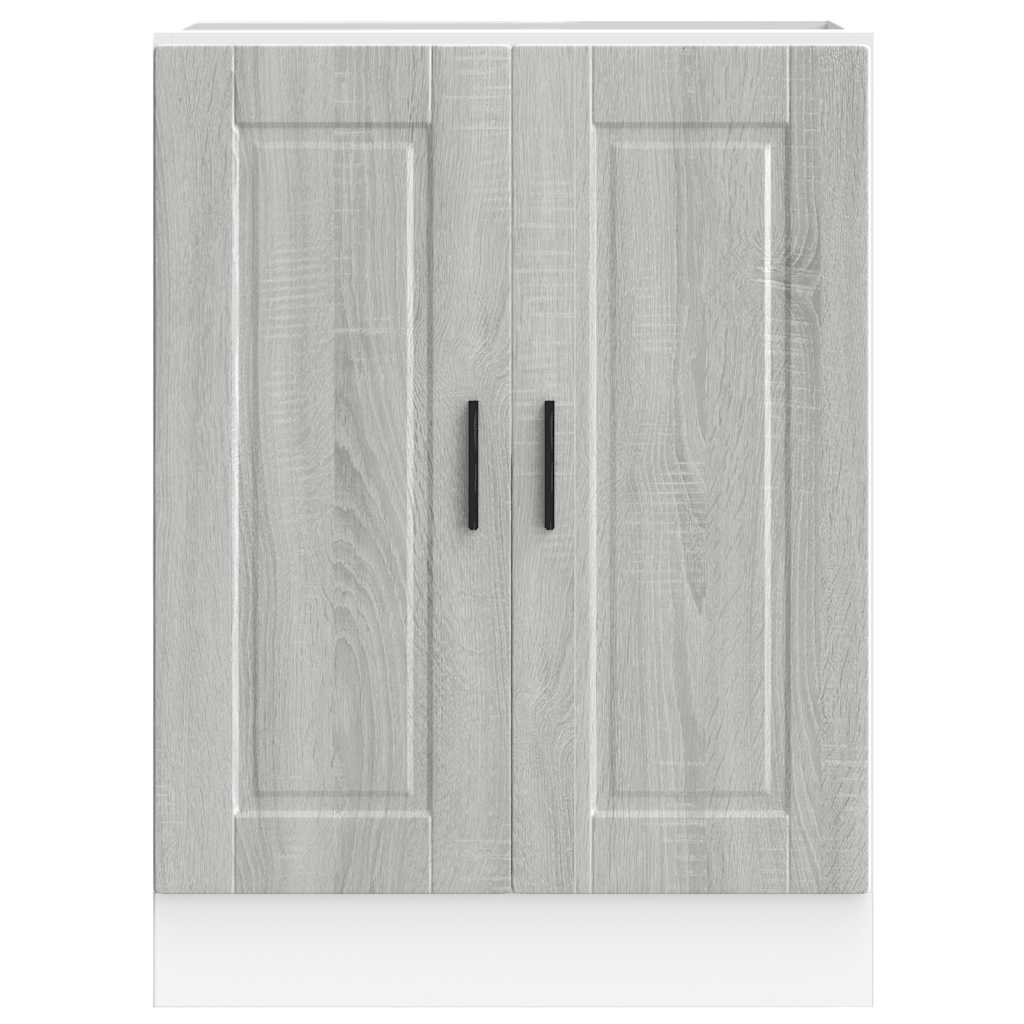 Kitchen Base Cabinet Porto Grey Sonoma Engineered Wood