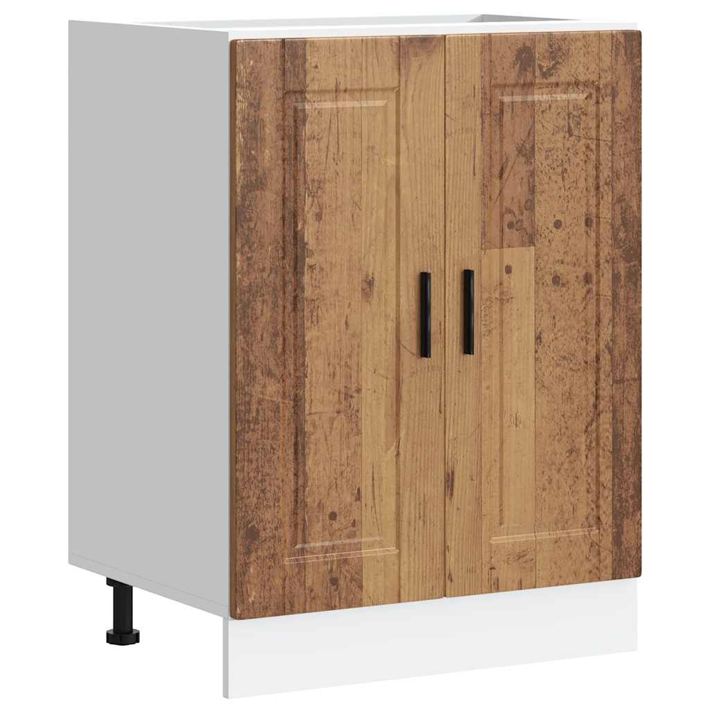 Kitchen Base Cabinet Porto Old Wood Engineered Wood