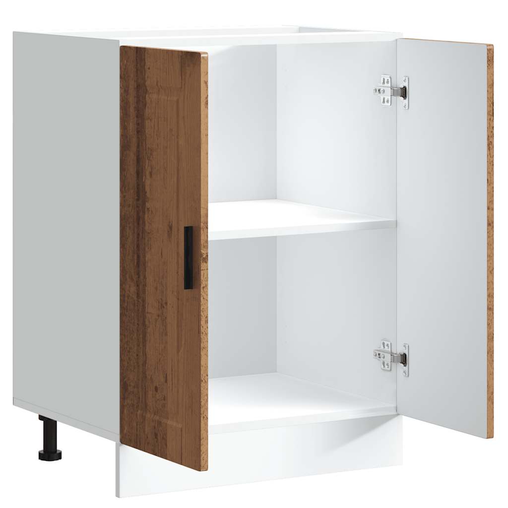Kitchen Base Cabinet Porto Old Wood Engineered Wood