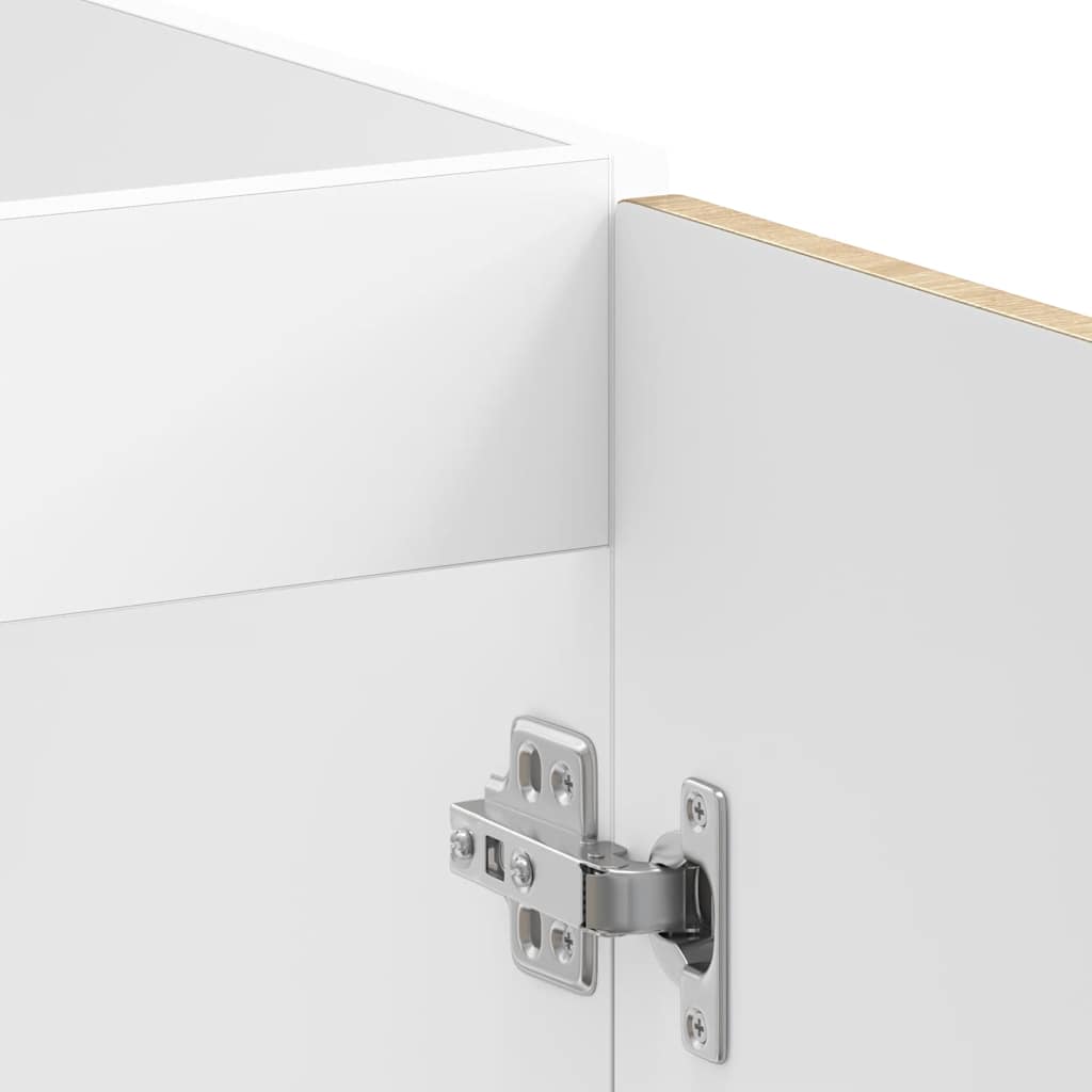 Sink Base Cabinet "Porto" Sonoma Oak 80x46x81.5 cm Engineered Wood