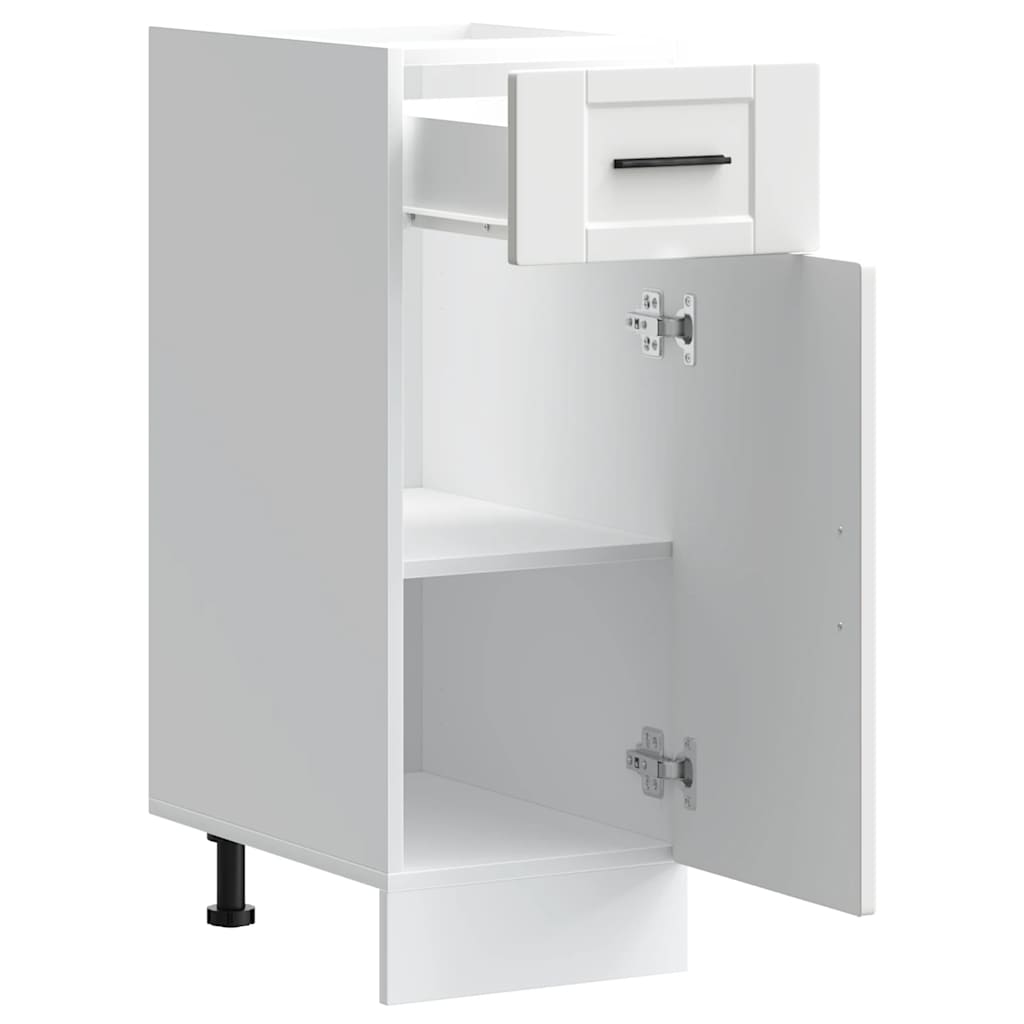 Kitchen Base Cabinet Porto White Engineered Wood