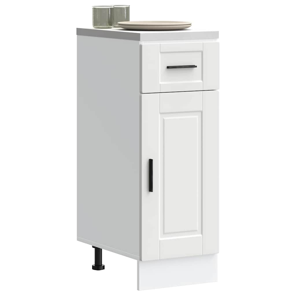 Kitchen Base Cabinet Porto White Engineered Wood