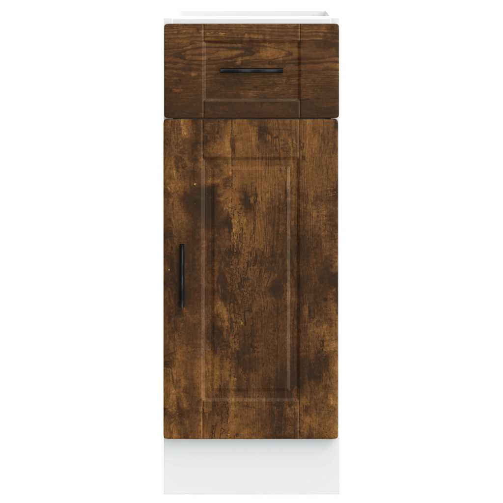 Kitchen Base Cabinet Porto Smoked Oak Engineered Wood