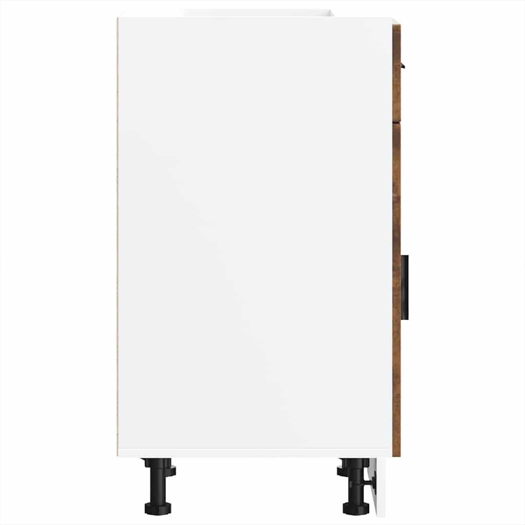 Kitchen Base Cabinet Porto Smoked Oak Engineered Wood