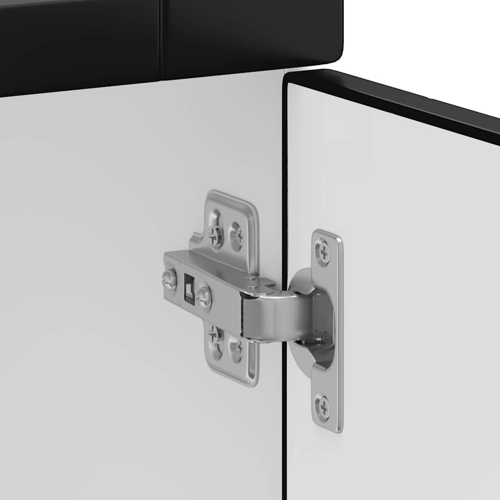 Kitchen Base Cabinet Porto Black Engineered Wood