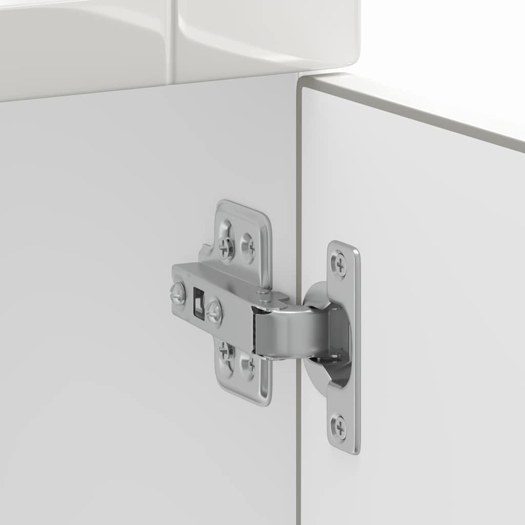 Kitchen Base Cabinet Porto High Gloss White Engineered Wood