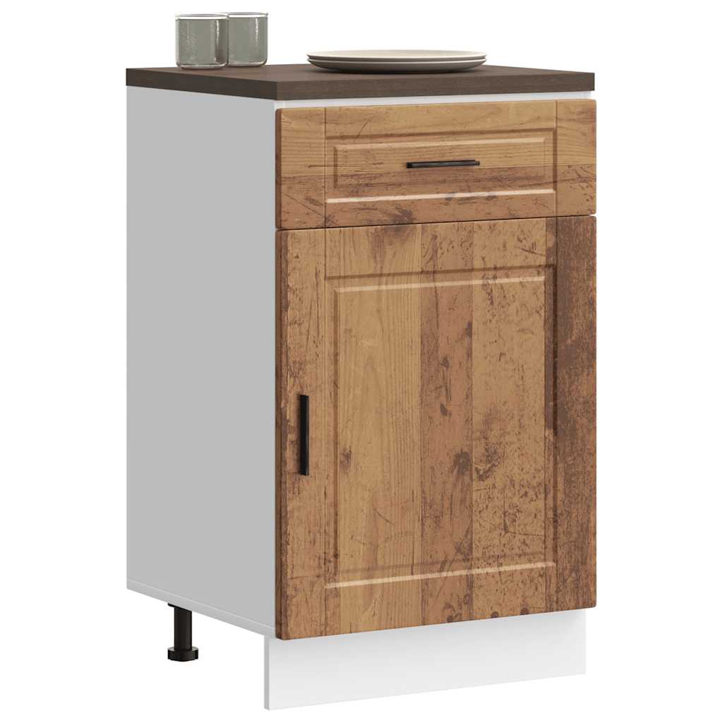 Kitchen Base Cabinet Porto Old Wood Engineered Wood