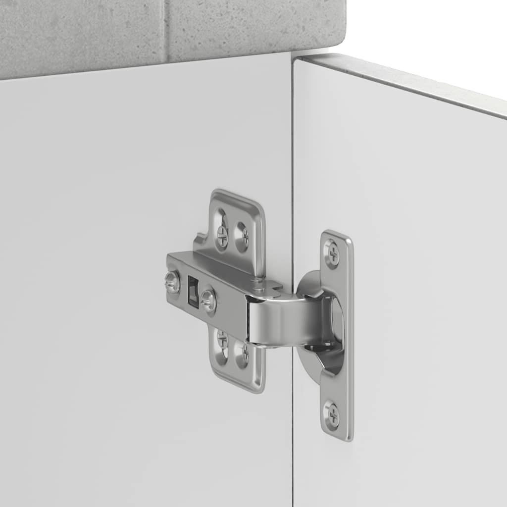 Kitchen Base Cabinet Porto Concrete Grey Engineered Wood
