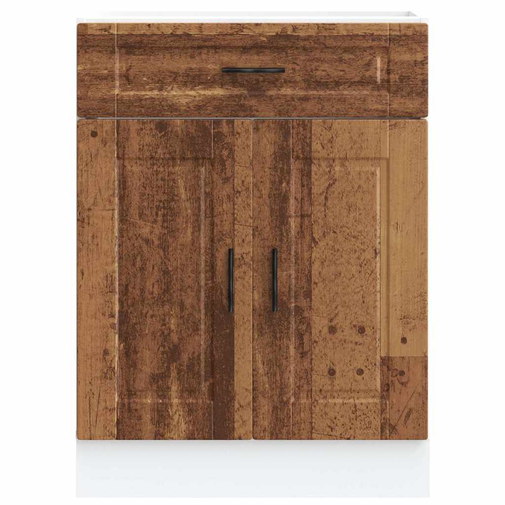 Kitchen Base Cabinet Porto Old Wood Engineered Wood
