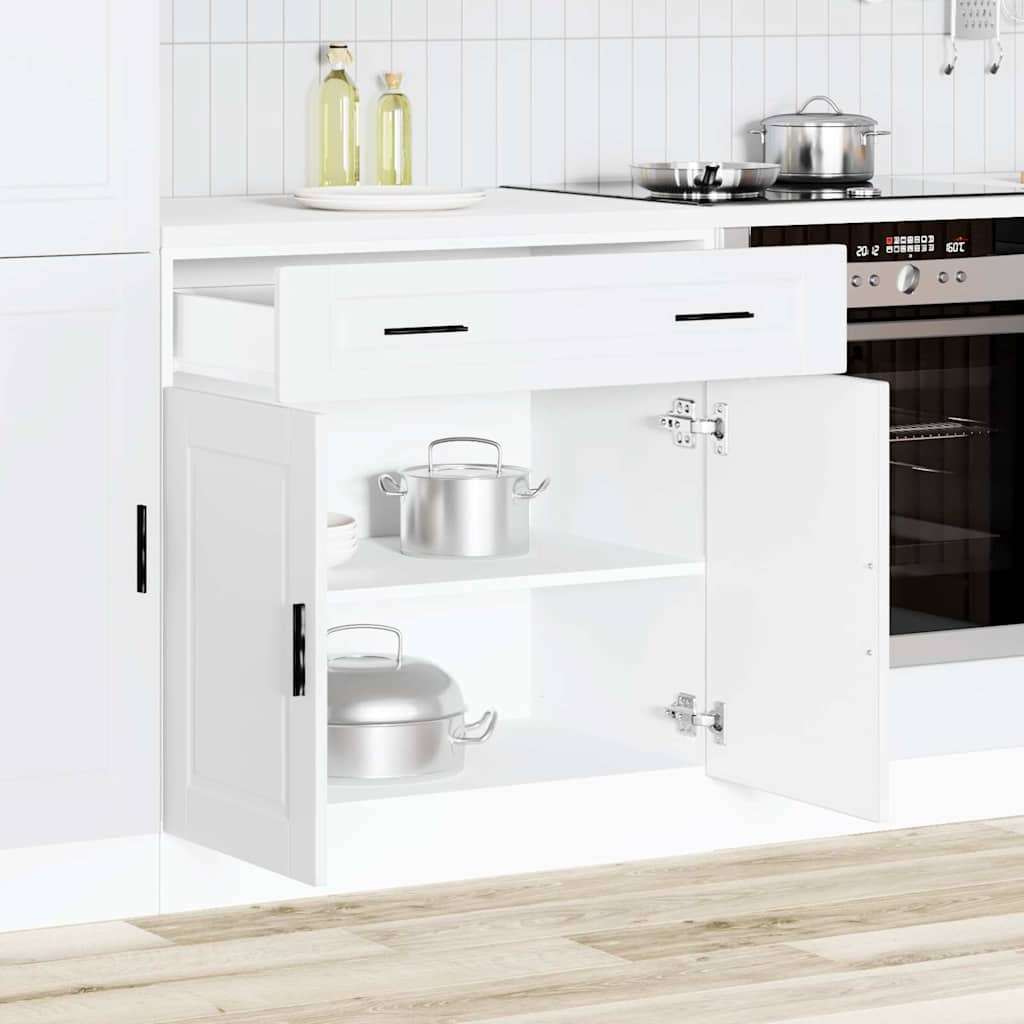 Kitchen Base Cabinet Porto White Engineered Wood