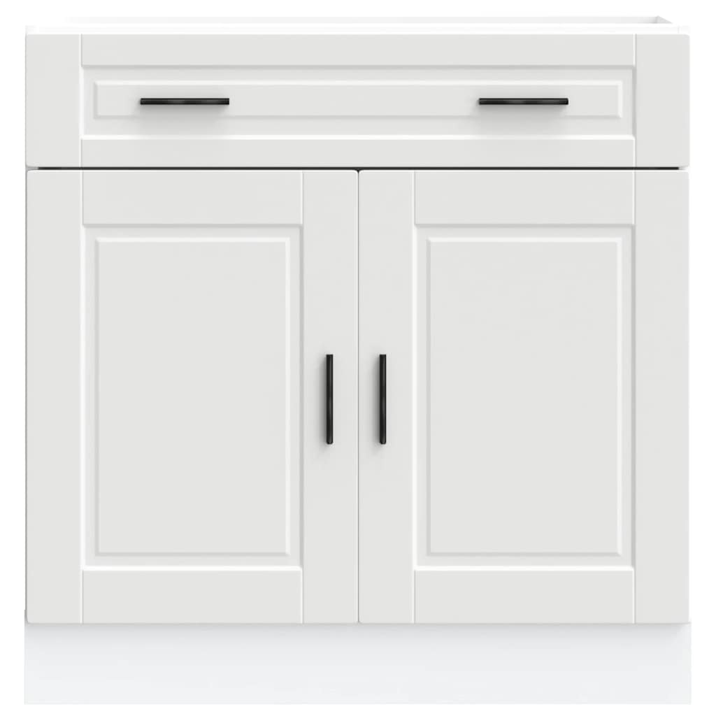 Kitchen Base Cabinet Porto White Engineered Wood