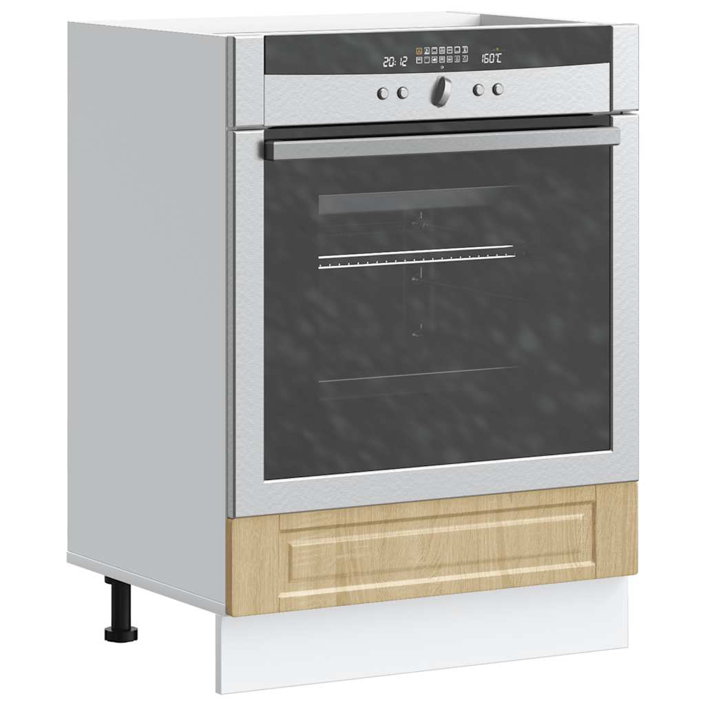 Oven Cabinet Porto Sonoma Oak Engineered Wood