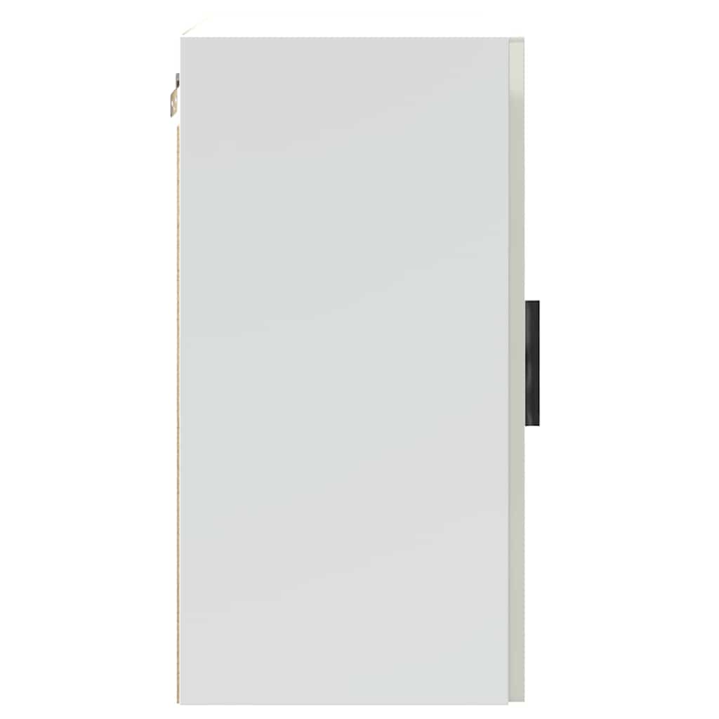 Kitchen Wall Cabinets 2 pcs Porto High Gloss White Engineered Wood