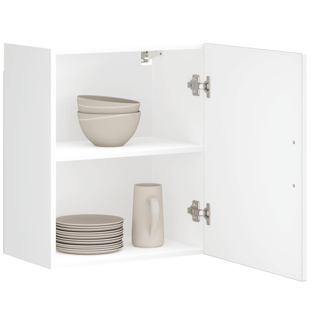 Kitchen Wall Cabinets 2 pcs Porto High Gloss White Engineered Wood