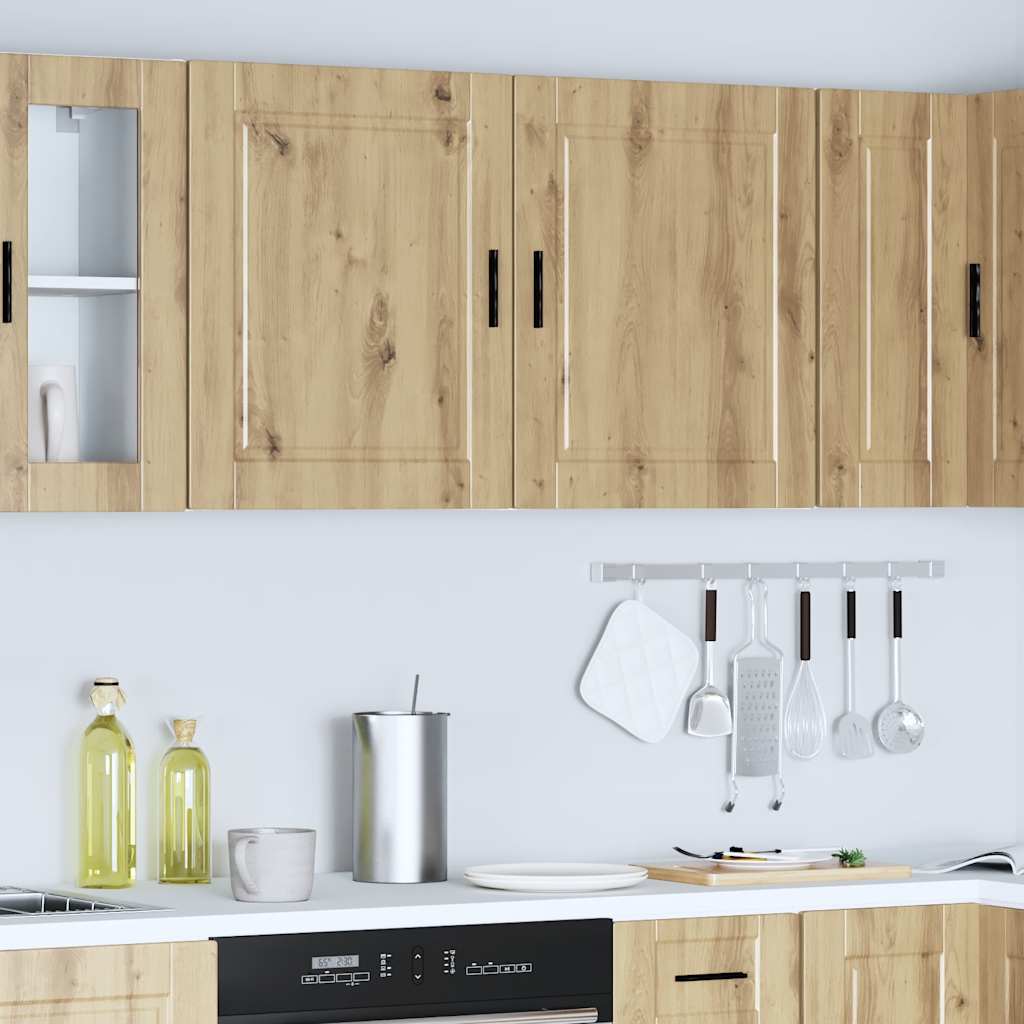 Kitchen Wall Cabinets 2 pcs Porto Artisan Oak Engineered Wood