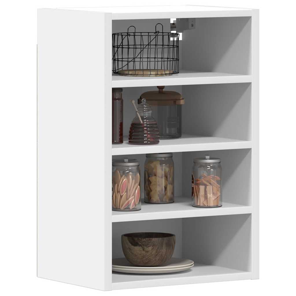 Hanging Cabinet Riga White 40x29.5x60 cm Engineered Wood